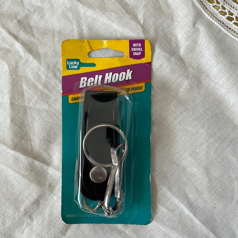 Lucky Line 45301 Leather Belt Hook Key Ring